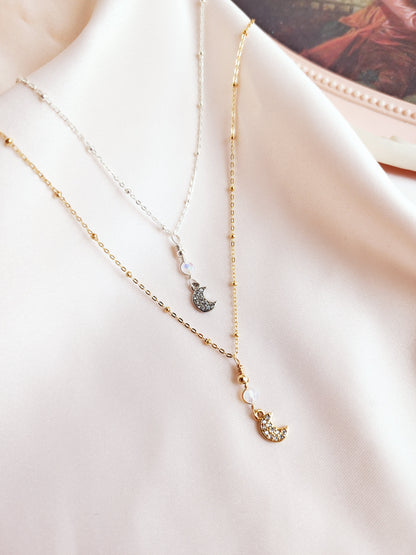 Luna Crescent Necklace