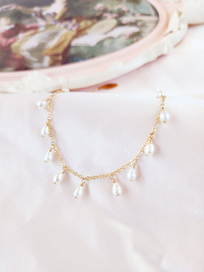 Shaker Pearl Bracelet | 14kt Gold Fill and Sterling