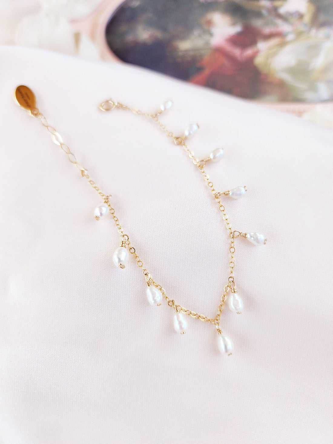Shaker Pearl Bracelet | 14kt Gold Fill and Sterling