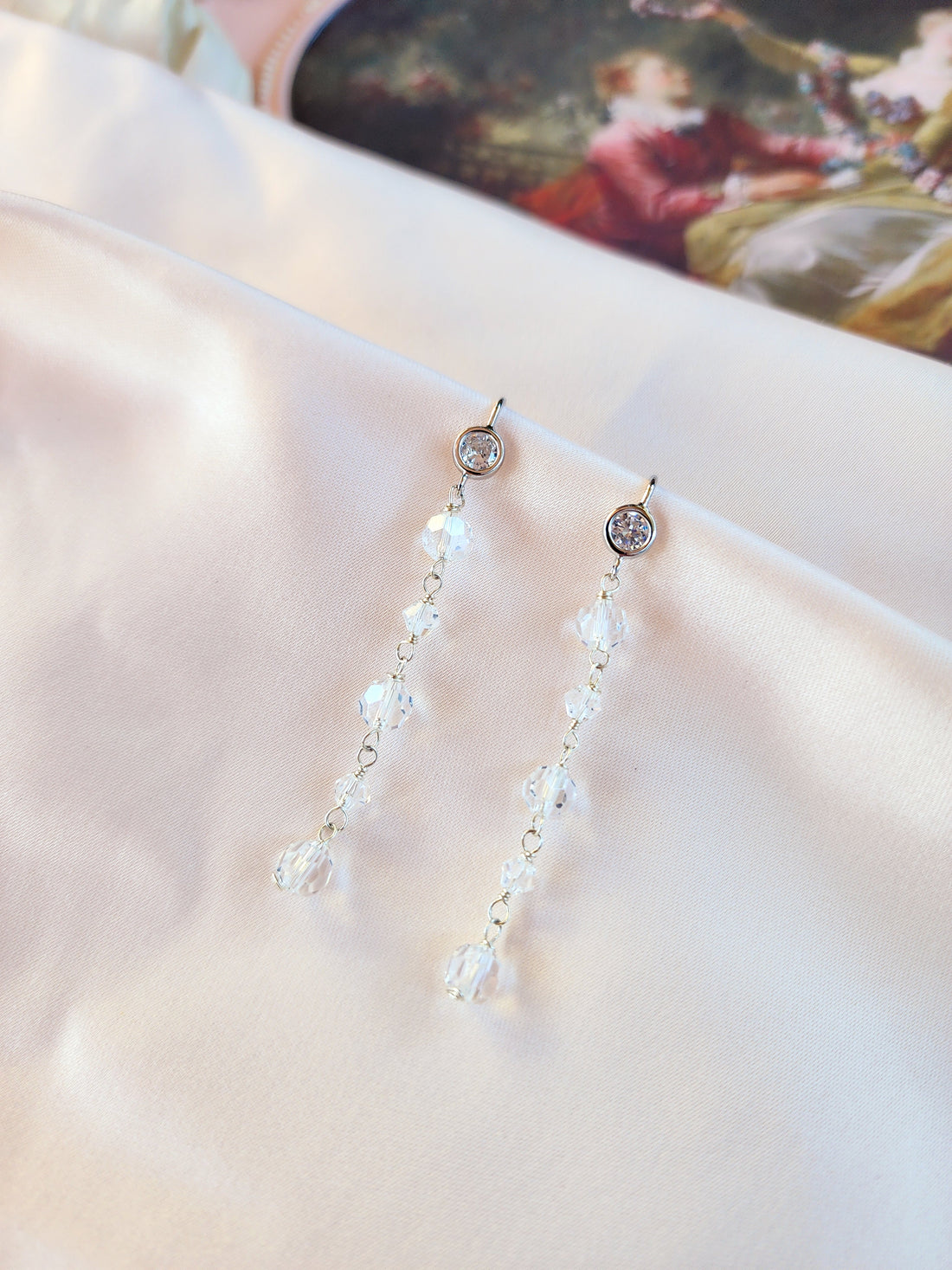 Cascading Crystal Earrings
