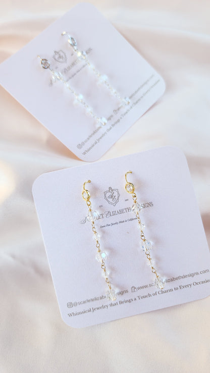 Cascading Crystal Earrings