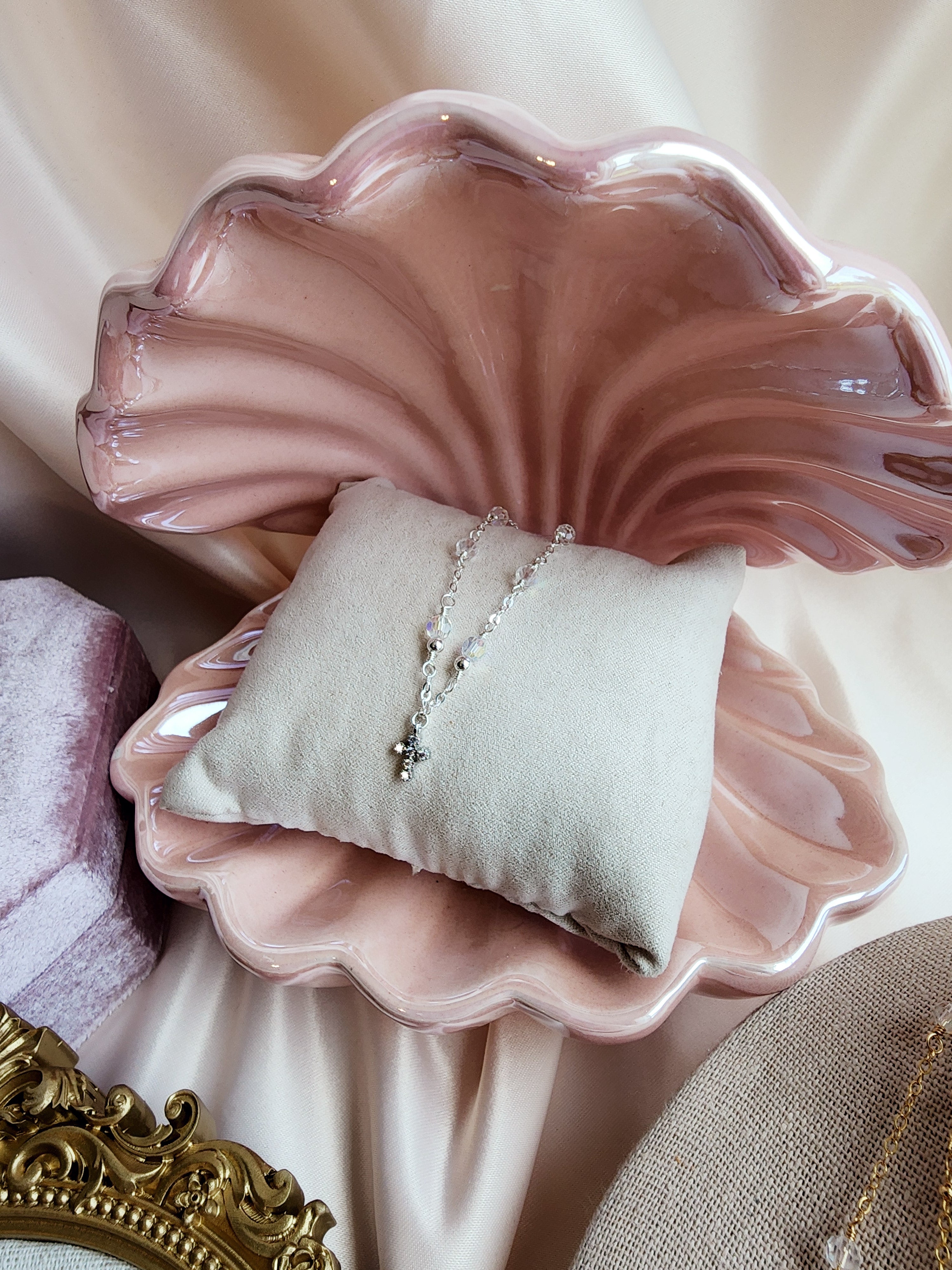 Crystal Bracelet — Starry Night | 14kt Gold Fill &amp; Sterling Silver