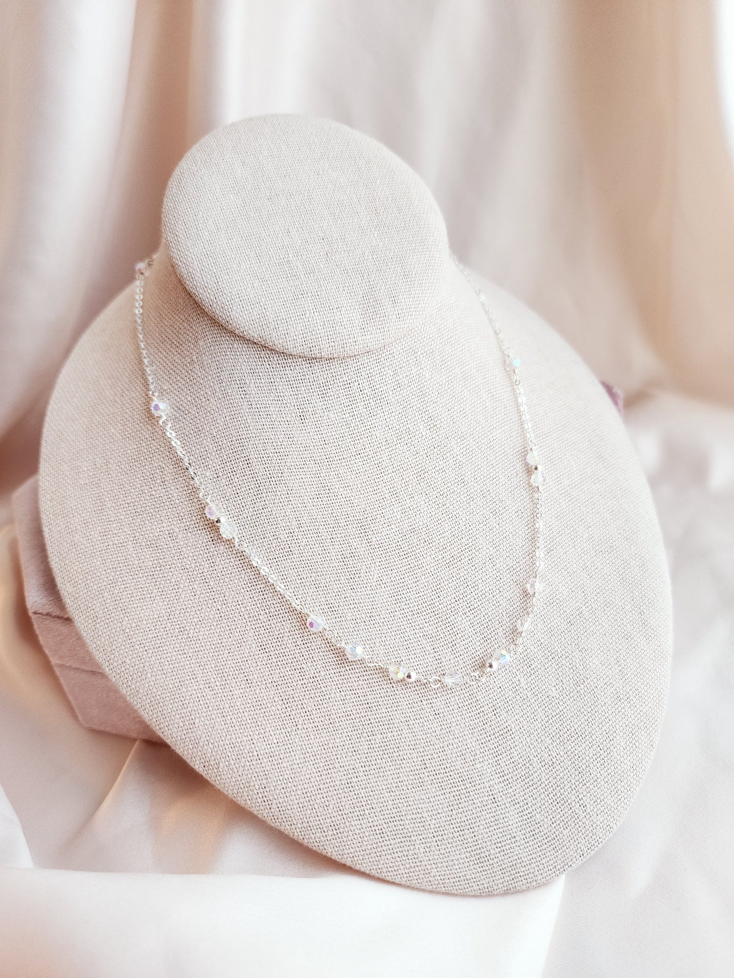 Crystal Layering Necklace — Halo | 14kt Gold Fill &amp; Sterling Silver