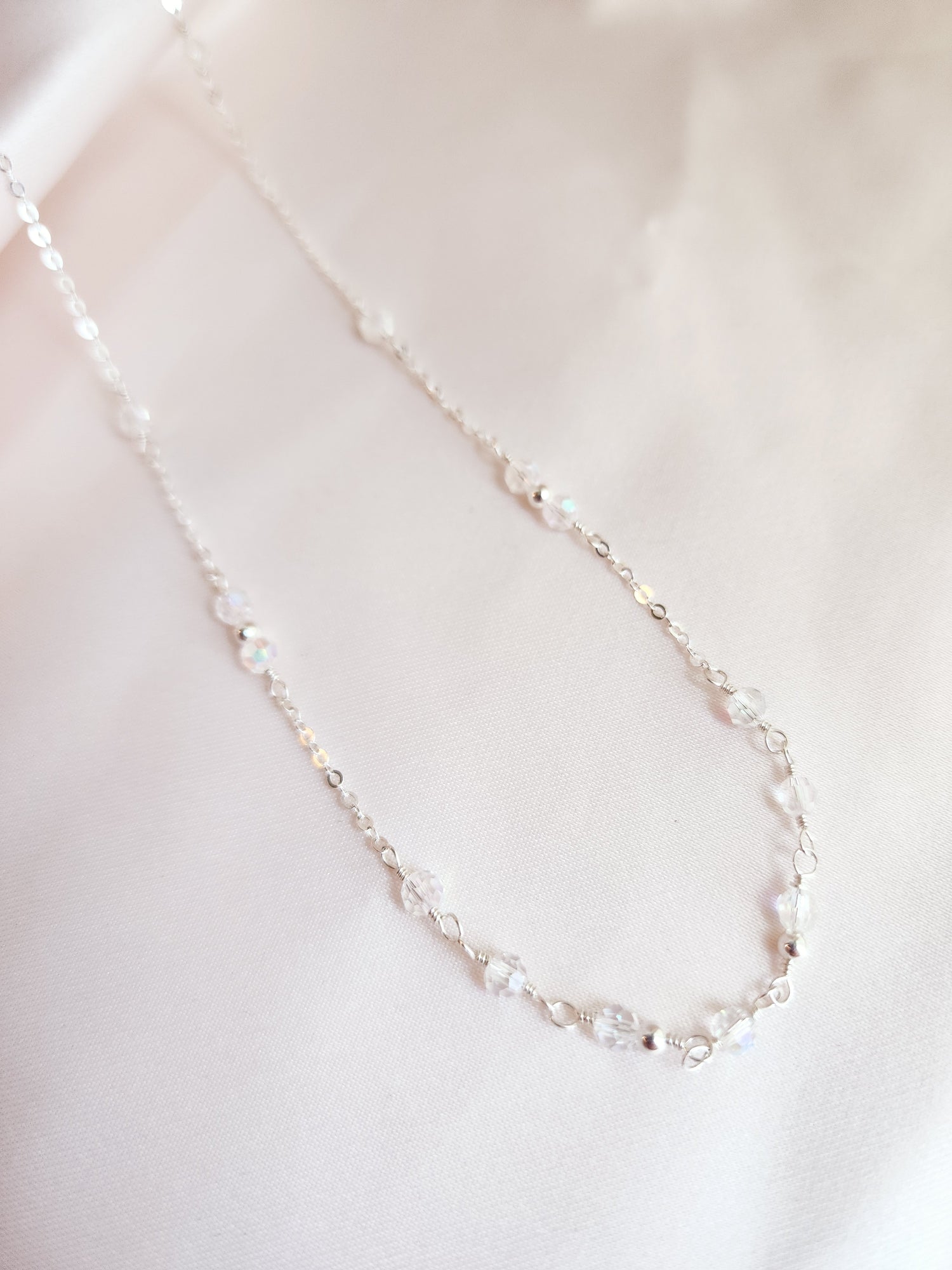 Crystal Layering Necklace — Halo | 14kt Gold Fill &amp; Sterling Silver