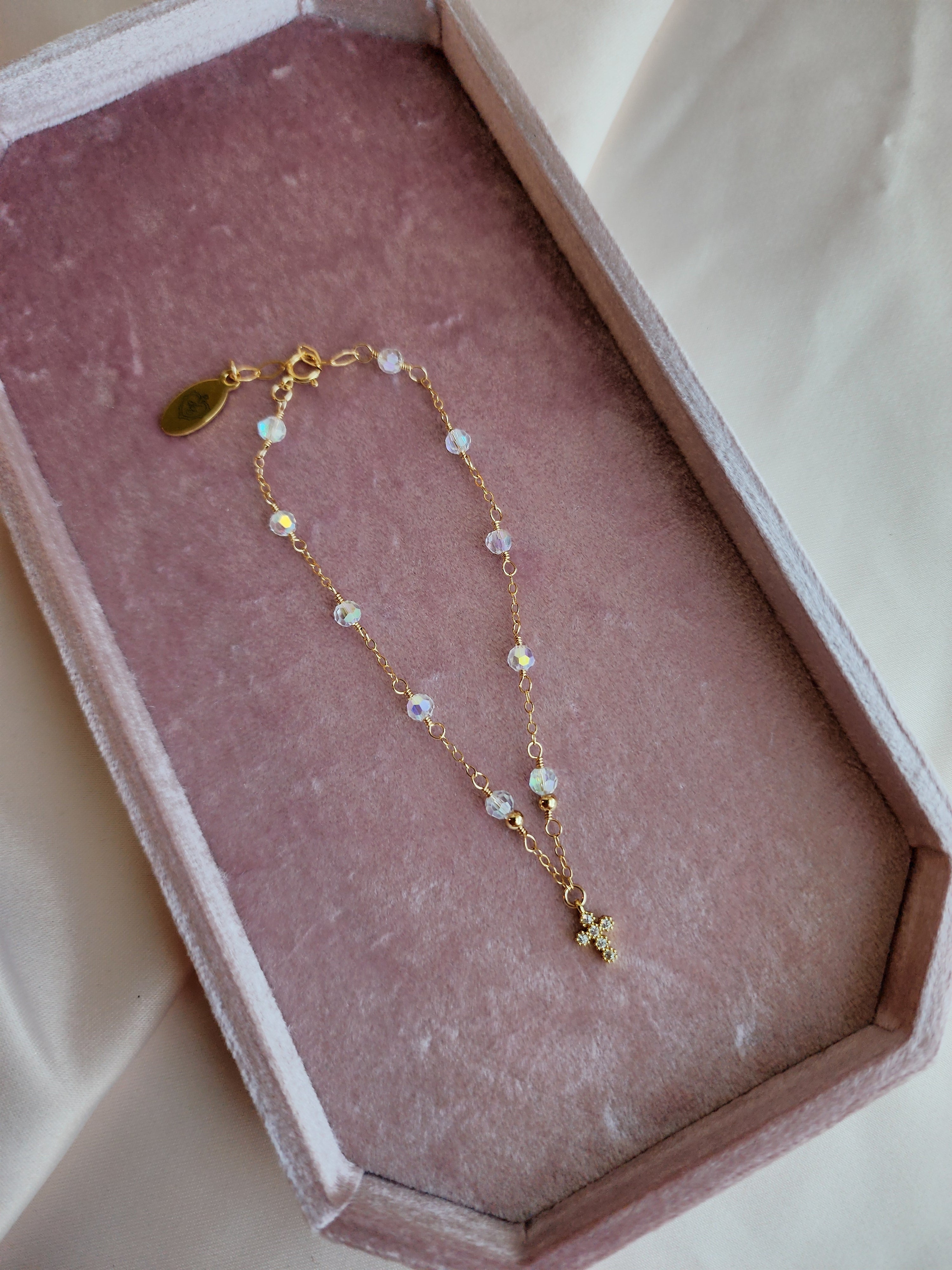 Crystal Bracelet — Starry Night | 14kt Gold Fill &amp; Sterling Silver