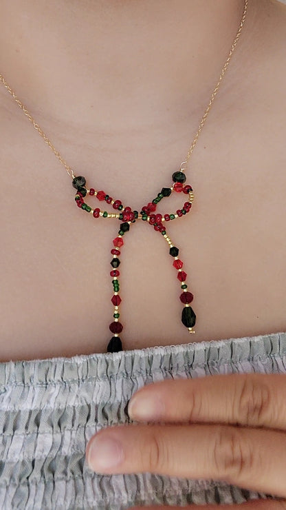 A New Christmas Bow Earrings Necklace Bracelet | Classic Christmas Bow Jewelry | R.Lauren Inspired | Ralph Lauren Christmas