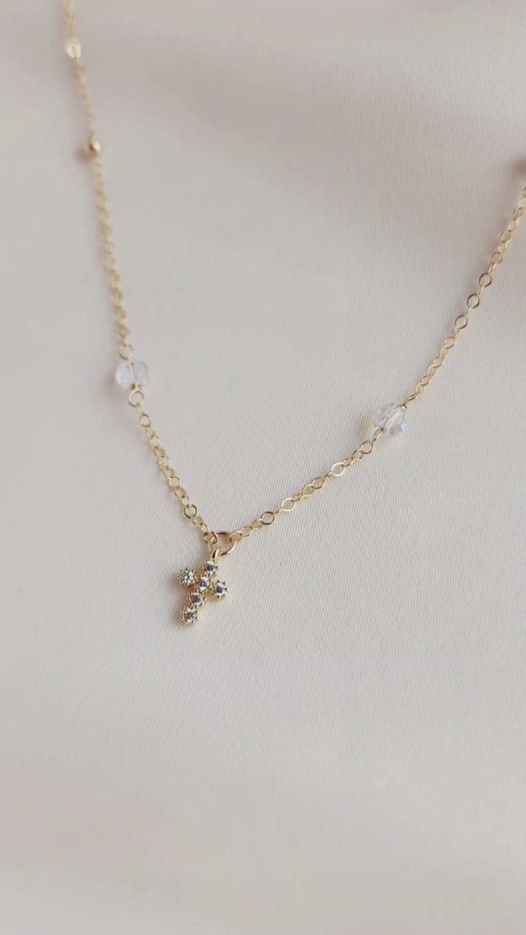 Starry Night Cross Necklace